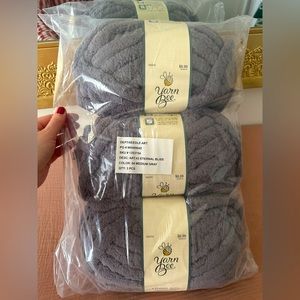 Yarn Bee 3 pack eternal bliss, medium, gray, 28 yards